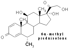 Methylprednisolone molecule